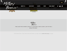 Tablet Screenshot of motleybrews.com
